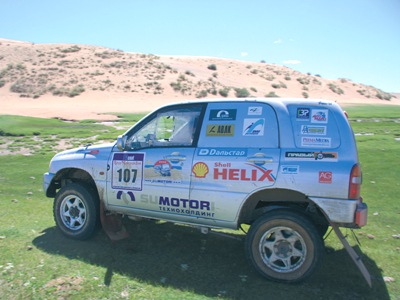 Финиш «Ралли Монголия-2008»